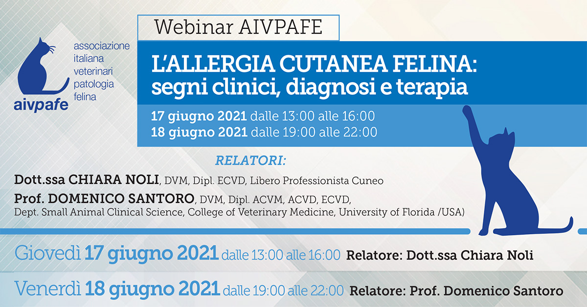 AIVPAFE - Webinar Dermatologia - 17-18 Giugno 2021 - banner