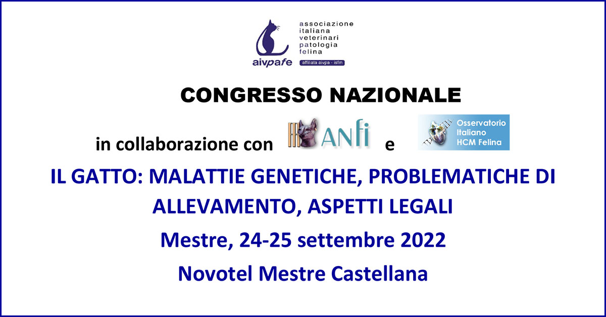 AIVPAFE - Congresso Nazionale Malattie Genetiche - 24-25 SETTEMBRE 2022