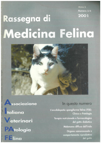 La Rassegna di Medicina Felina, numero 3–4 del 2001