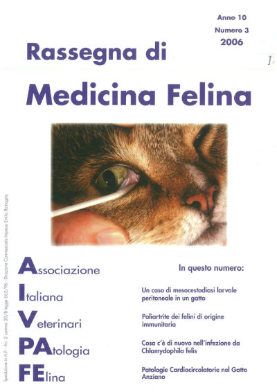 La Rassegna di Medicina Felina, numero 3 del 2006
