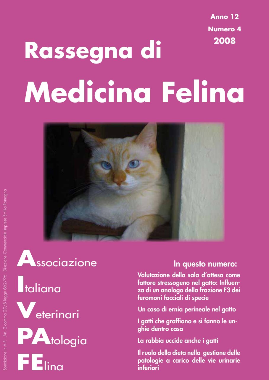 La Rassegna di Medicina Felina, numero 4 del 2008
