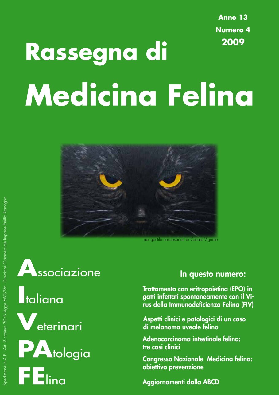 La Rassegna di Medicina Felina, numero 4 del 2009