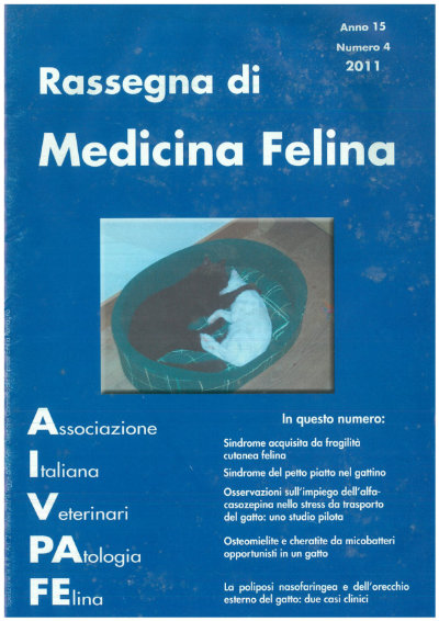La Rassegna di Medicina Felina, numero 4 del 2011