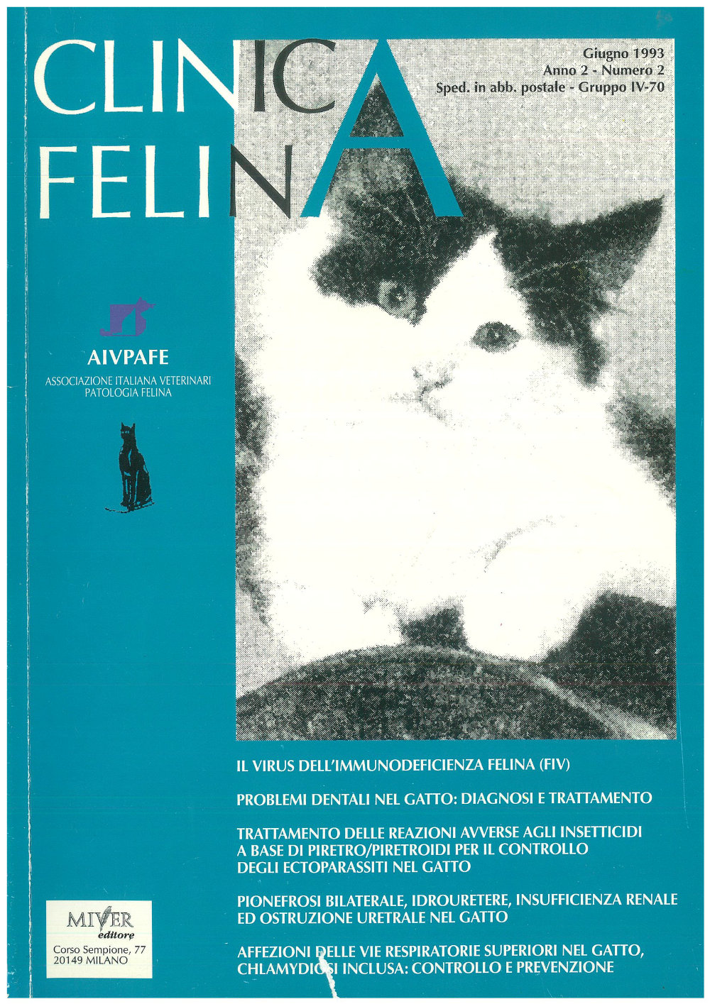 Clinica Felina, numero 2 del 1993