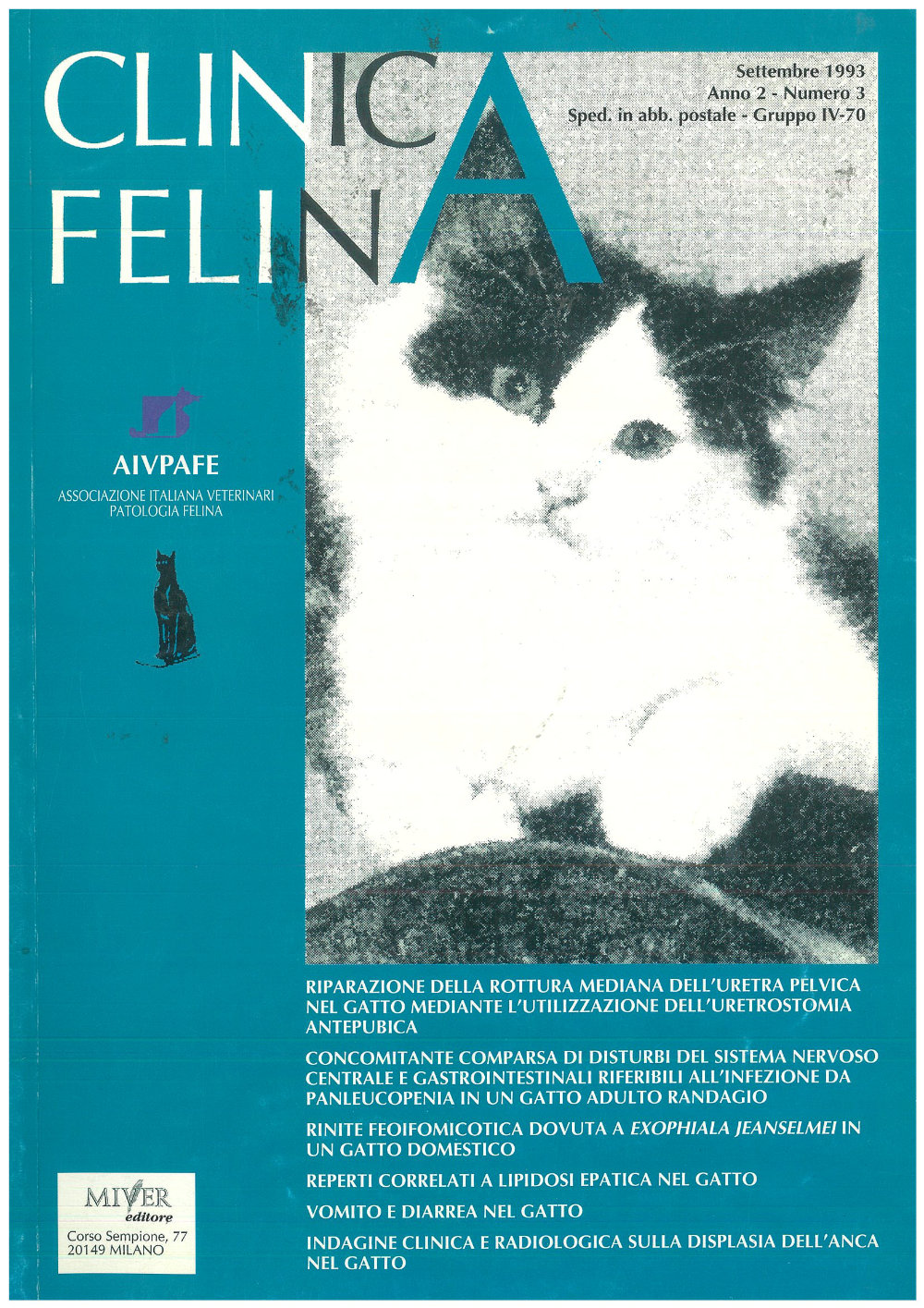 Clinica Felina, numero 3 del 1993