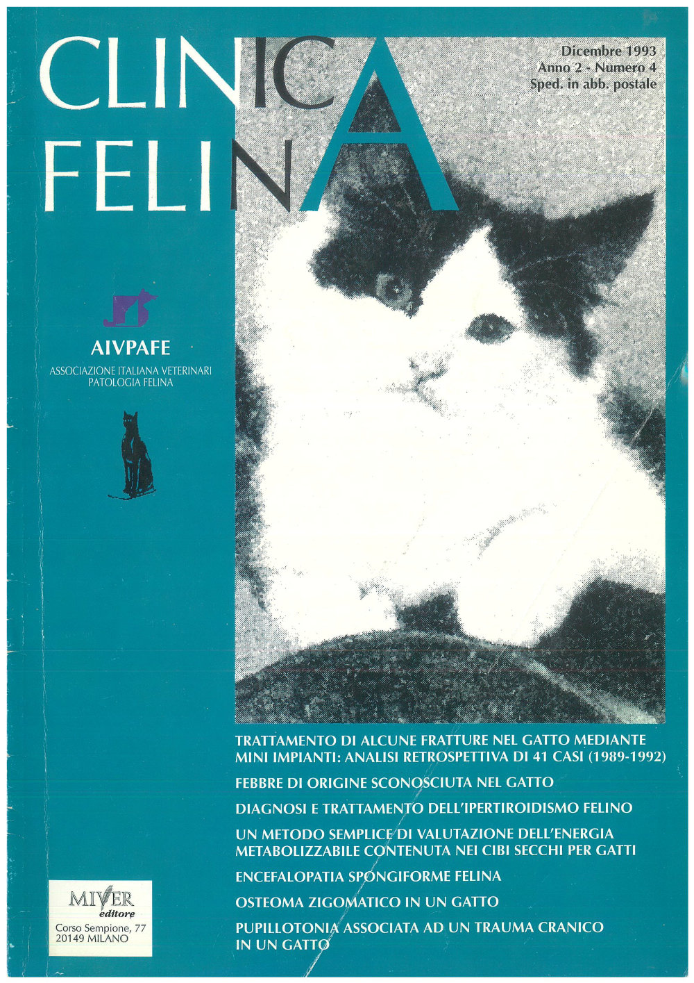 Clinica Felina, numero 4 del 1993